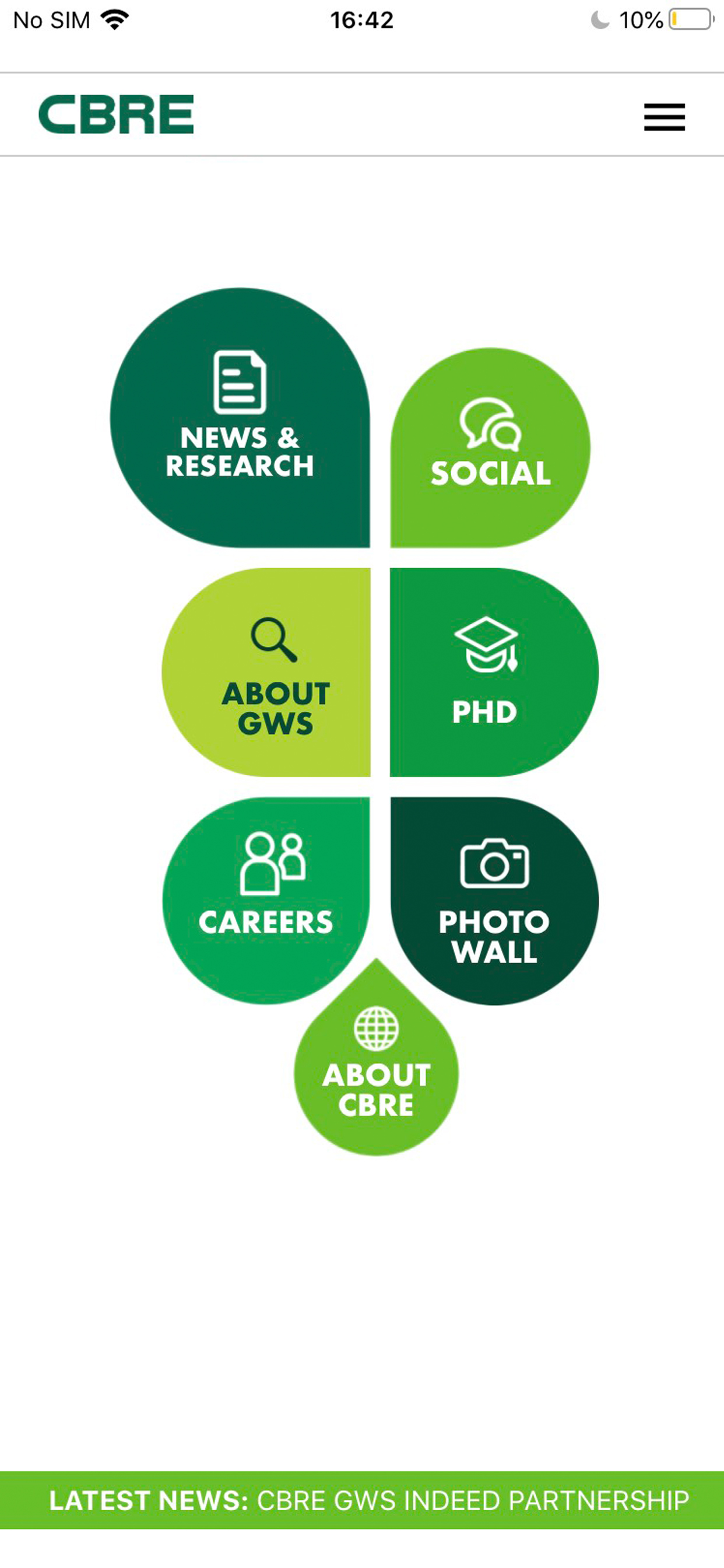 CBRE GWS Connect screenshot 2