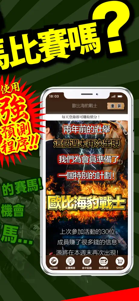 賽馬之王的期望