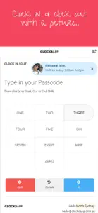 ClocksApp Kiosk | Clockins screenshot #1 for iPhone