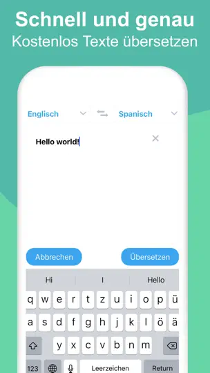 Screenshot von Übersetzer: Stimme Und Sprache auf dem iPhone 8