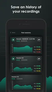 decibel - sound level meter iphone screenshot 3