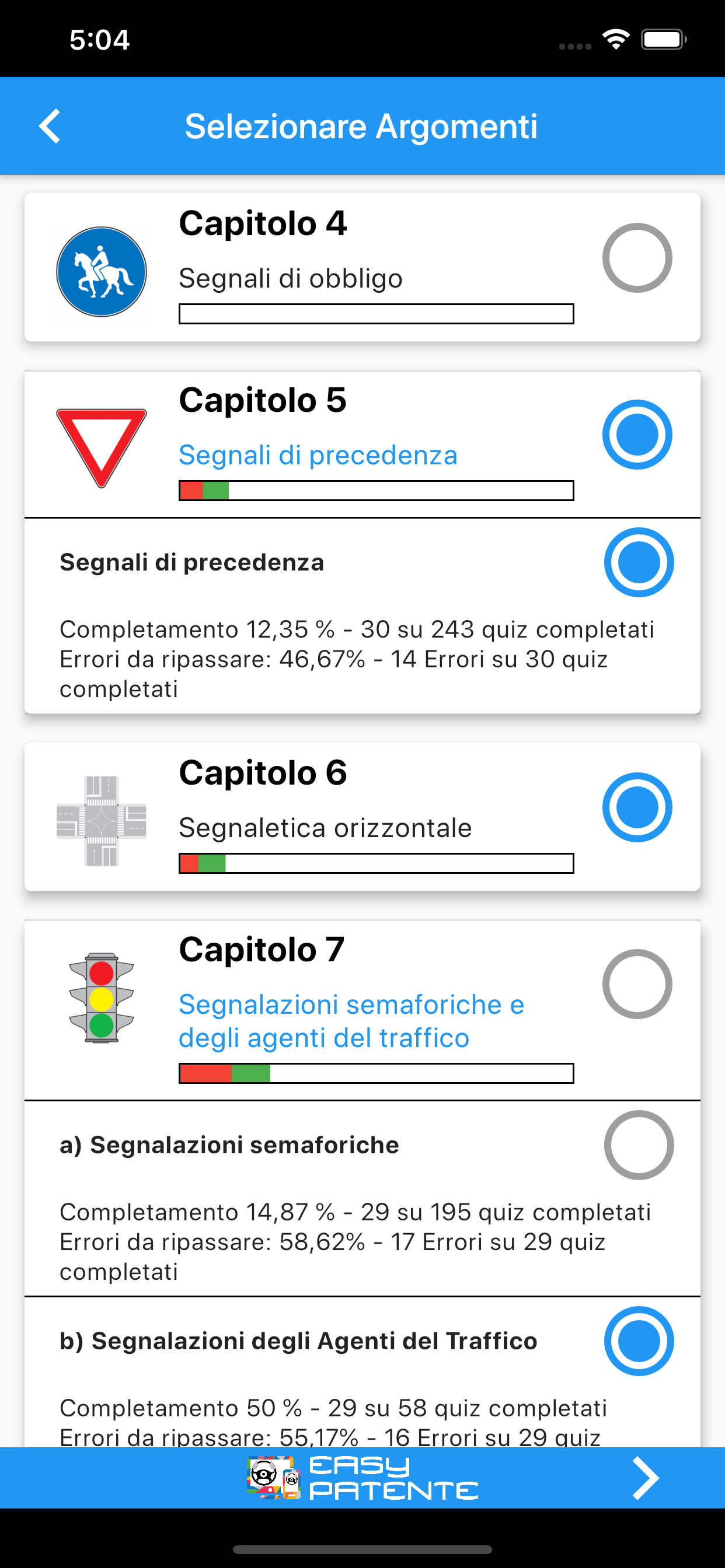 EasyPatente - Quiz Patente B