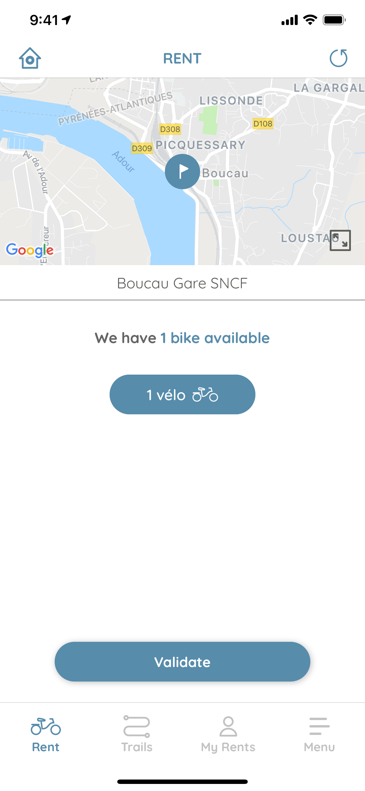 Vélibleu screenshot 3