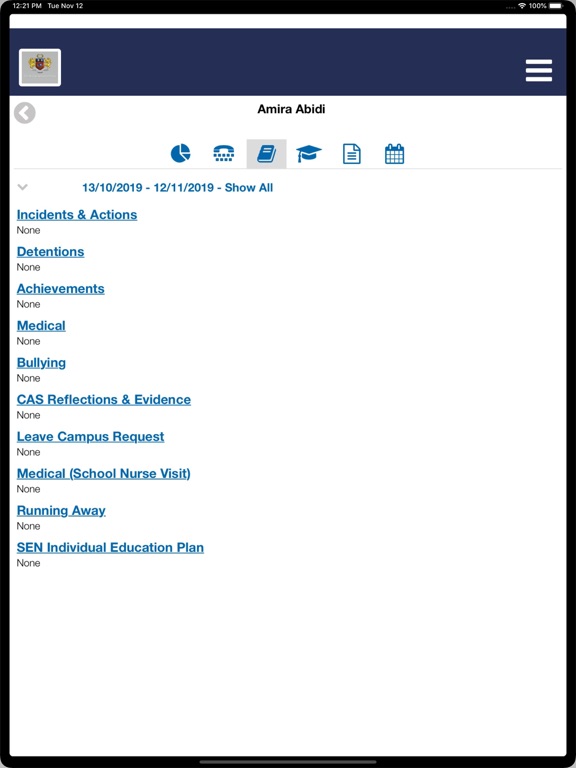British School of Paris iPad screenshot
