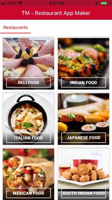 Screenshot #2 pour TM Restaurant App Maker