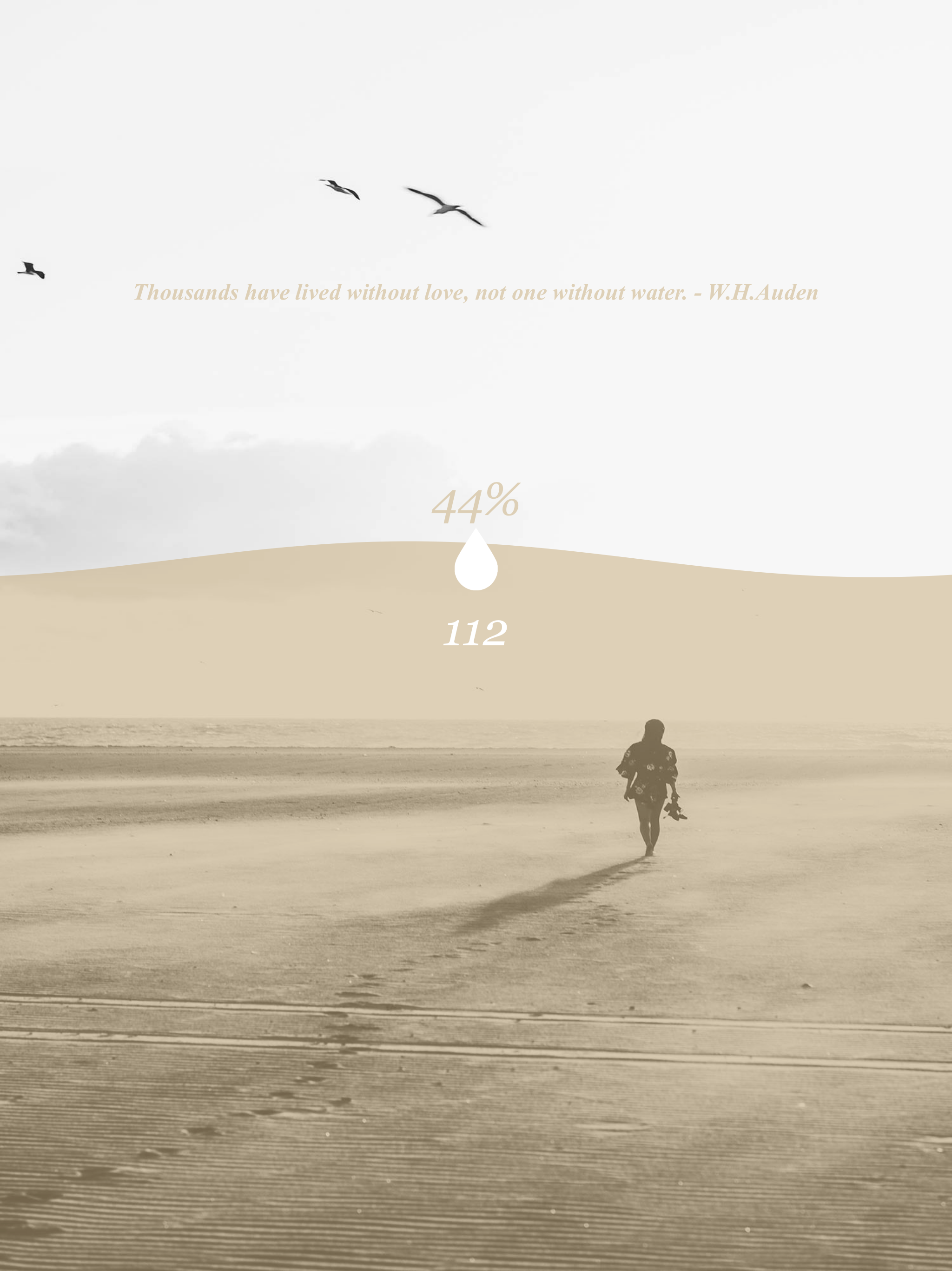 Cheers! -Water intake tracker