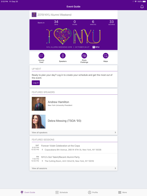 Screenshot #6 pour NYU Alumni Weekend