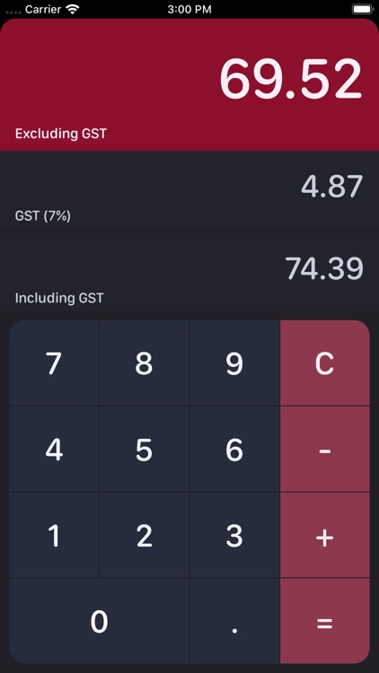 Singaporean GST Calculator screenshot-3