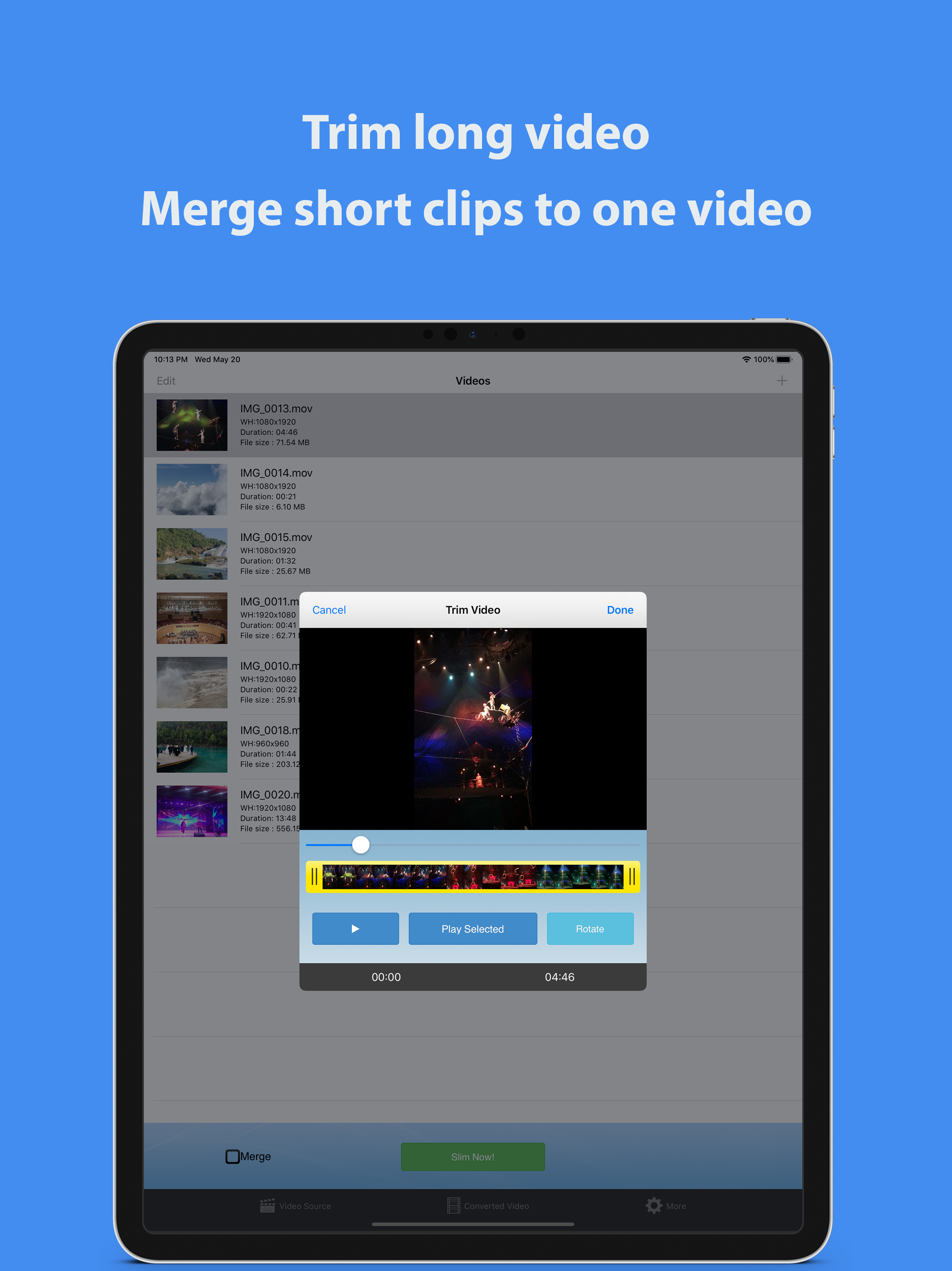 Video Slimmer App