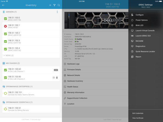 Screenshot #6 pour OpenManage Mobile