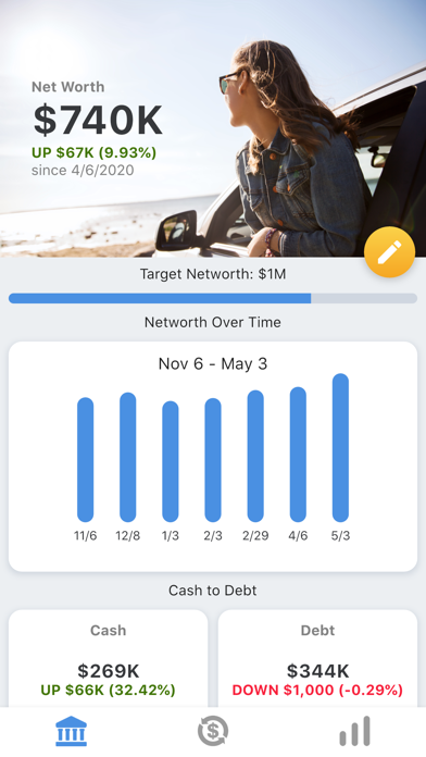 Screenshot #1 pour My Net Worth Tracker