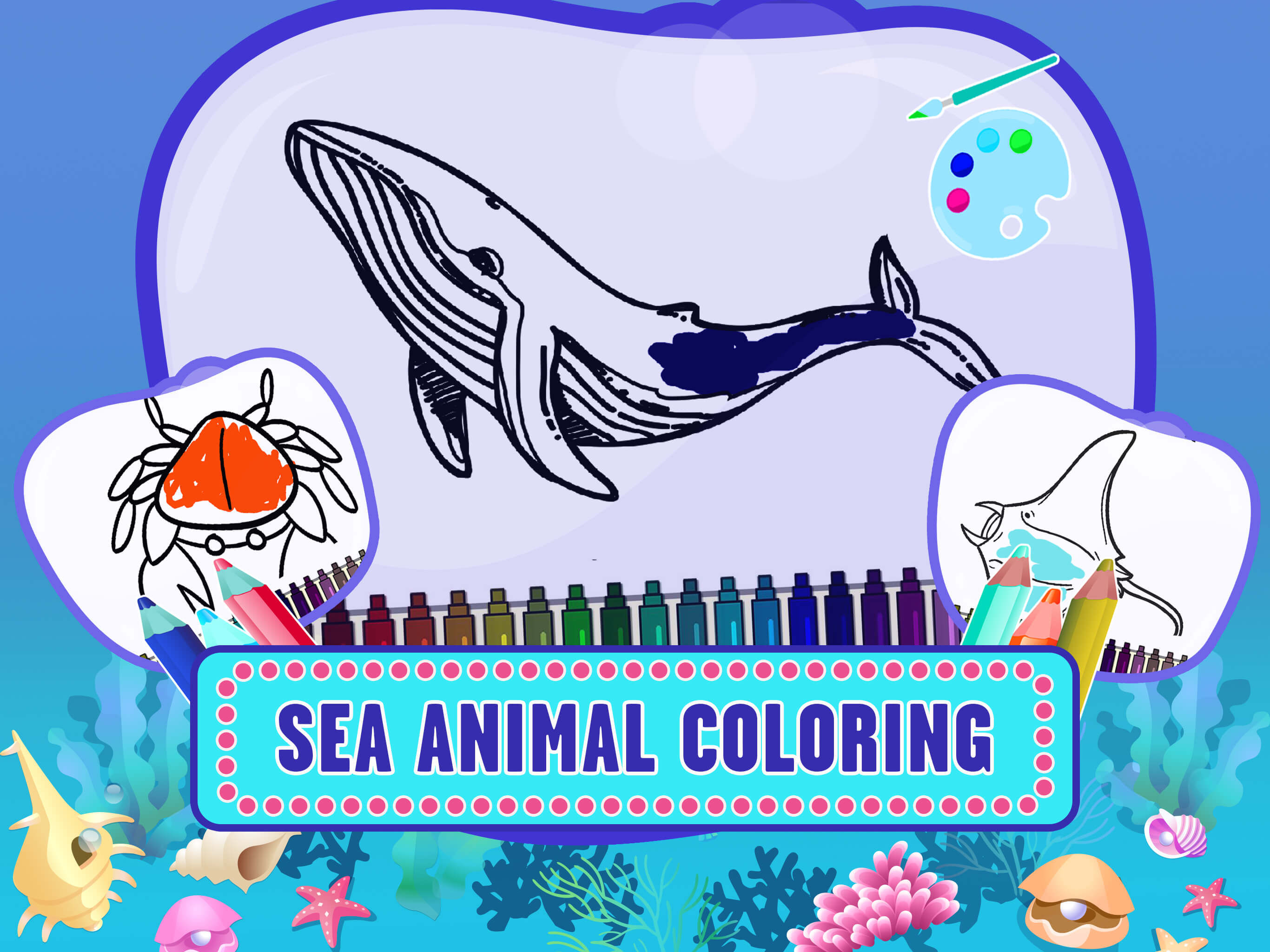 Sea Animal Games For Kids Apps screenshot 7
