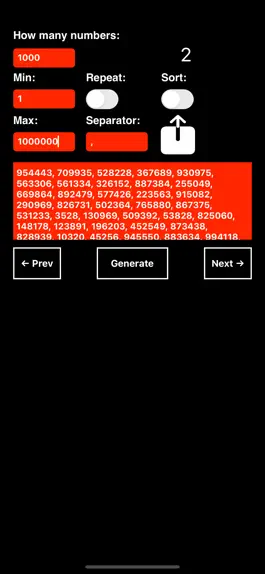 Game screenshot Random Number Generator Picker apk