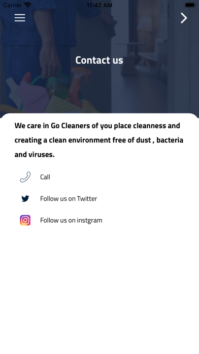 Go Cleaners iPhone screenshot
