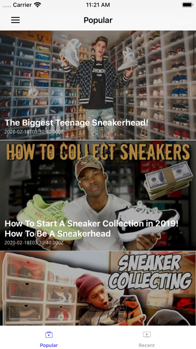 Screenshot 4 of Sneakers News Geek App