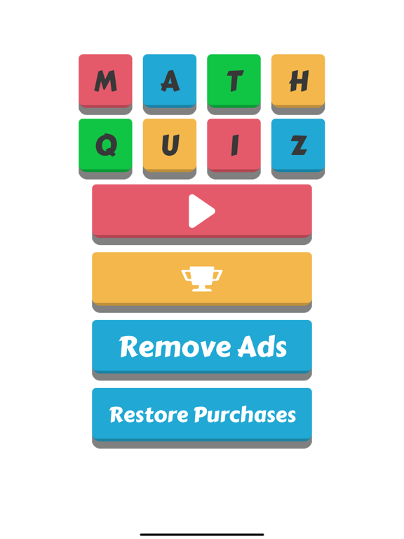Screenshot #4 pour Math! Quiz Game