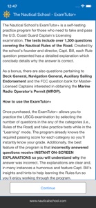 The Nautical School ExamTutor+ screenshot #1 for iPhone