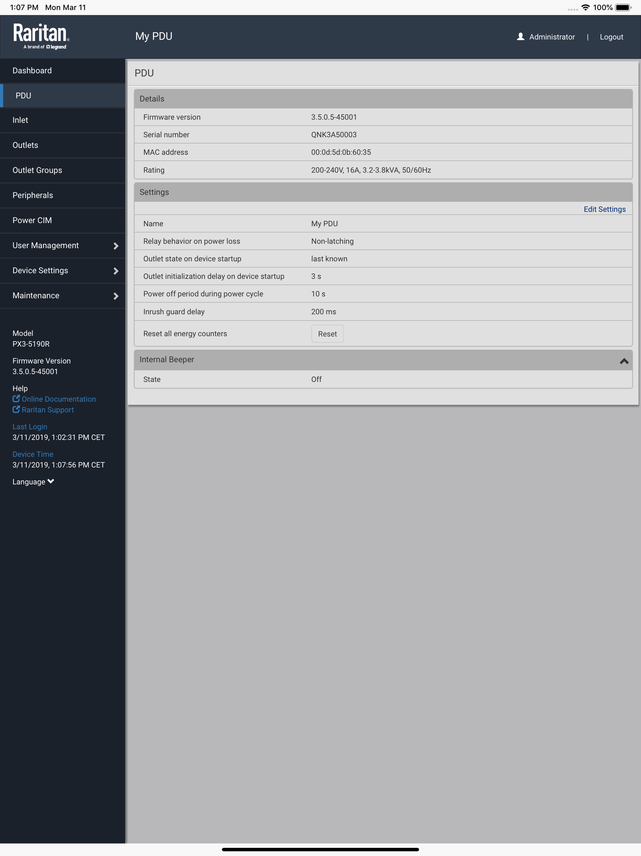 Raritan PDView