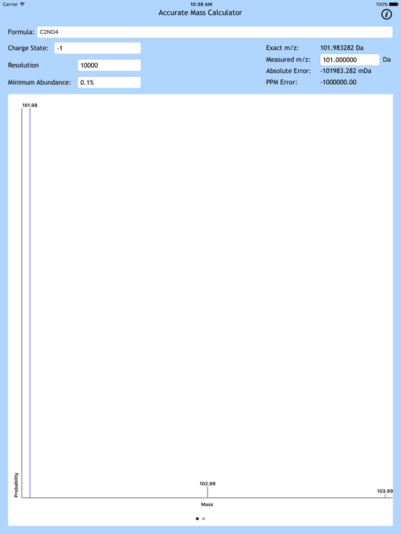 Screenshot #5 pour Accurate Mass Tool