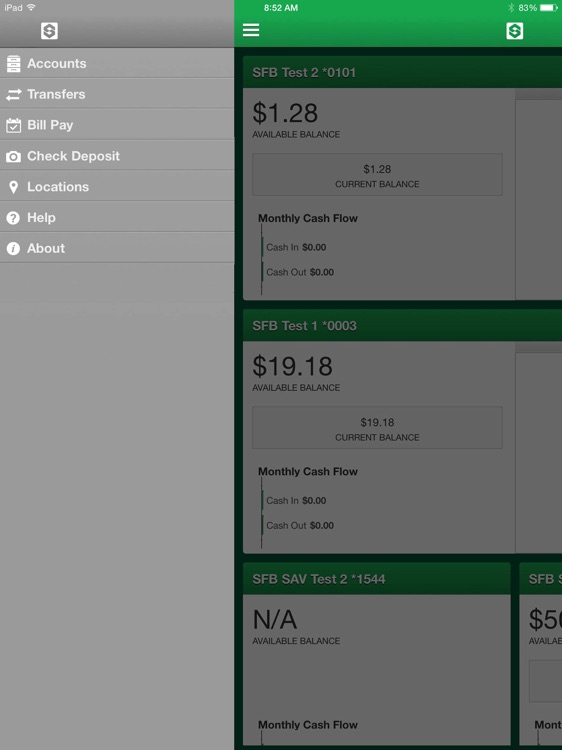 Security First Bank for iPad