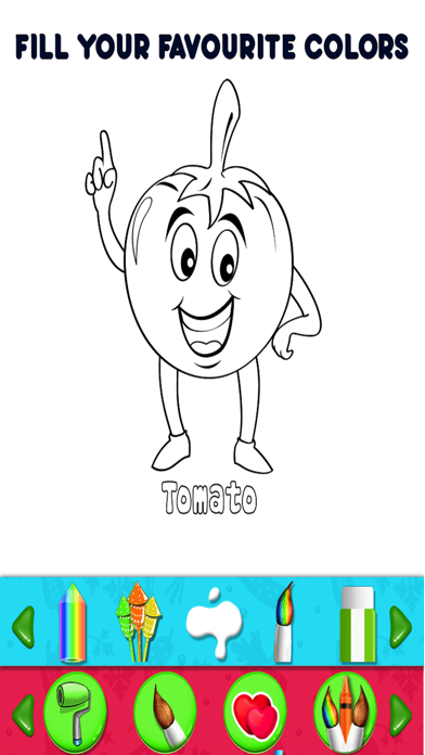 Vegetables Coloring Book screenshot 2