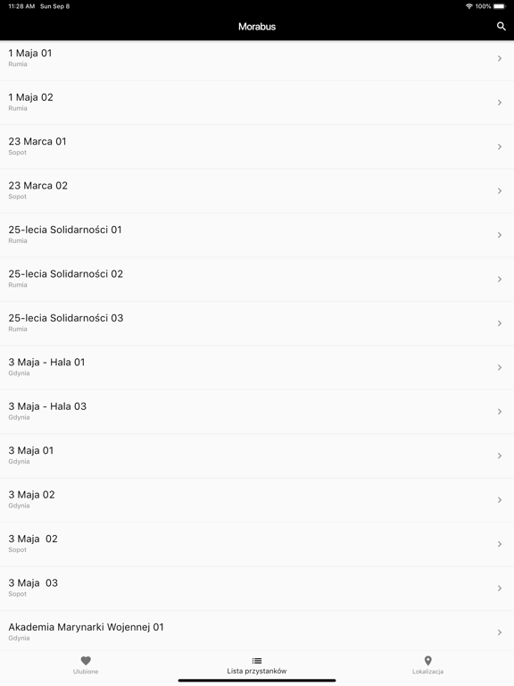Morabus iPad screenshot 2 - Travel app