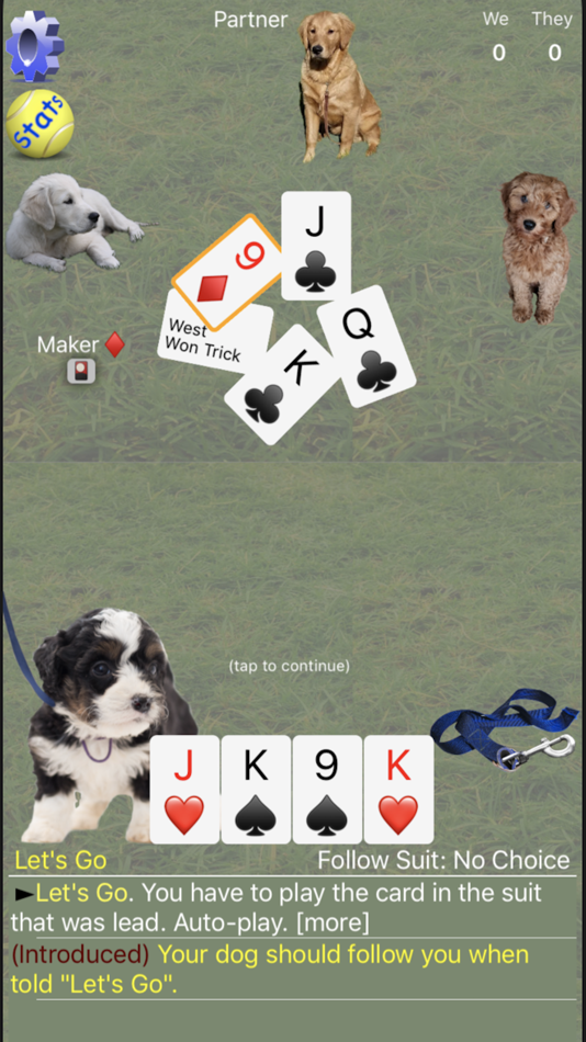 #2. K9 Euchre (iOS) 由: William Hamshire
