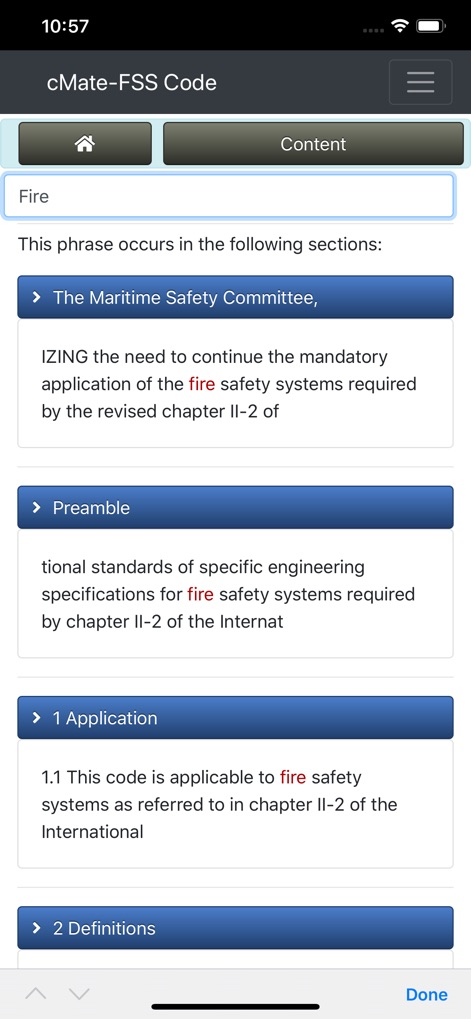cMate-FSS Fire Safety Systems - Books App | MWM
