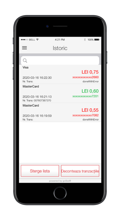 mPOS Unicredit Bank Screenshot