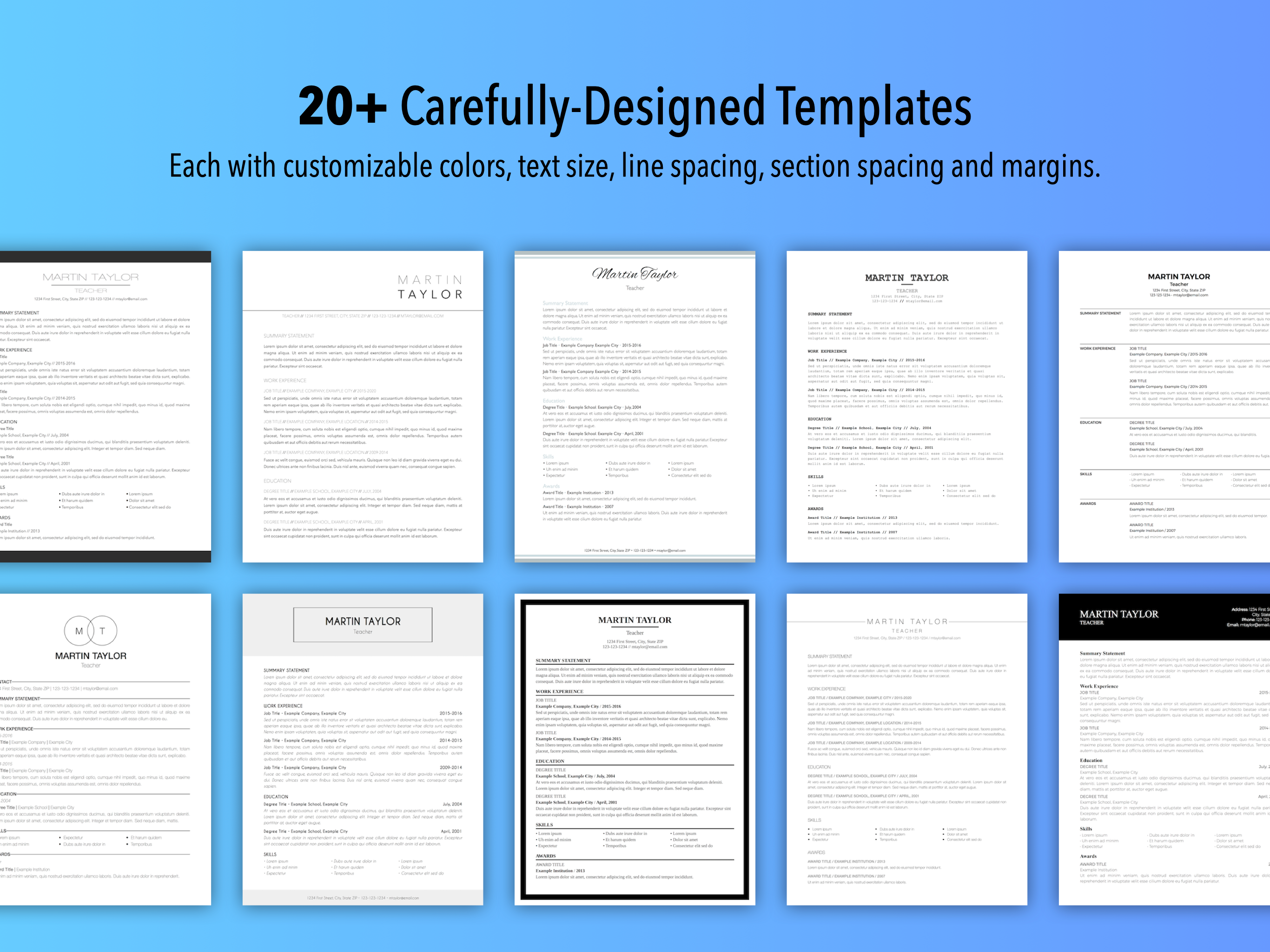 Resume Builder by Nobody