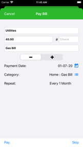 myBill$ Lite screenshot