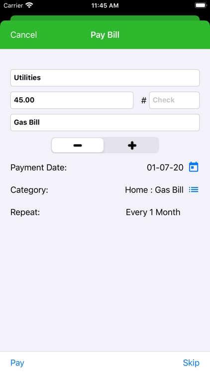 myBill$ Lite