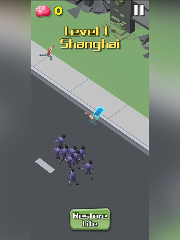 Screenshot #5 pour Zombie Crowd: City Runner War