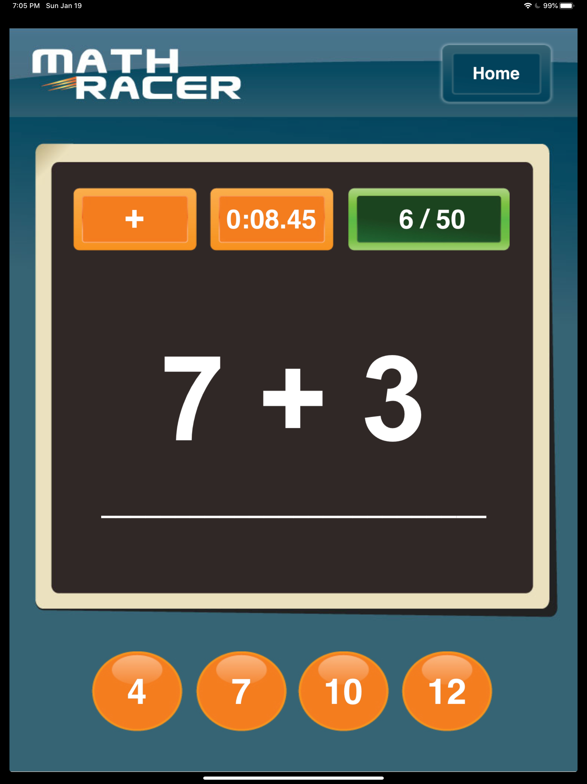 Math Racer Deluxe screenshot 7