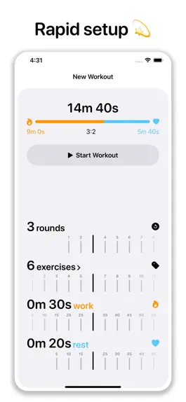 Game screenshot HIIT Star - Interval Timer mod apk