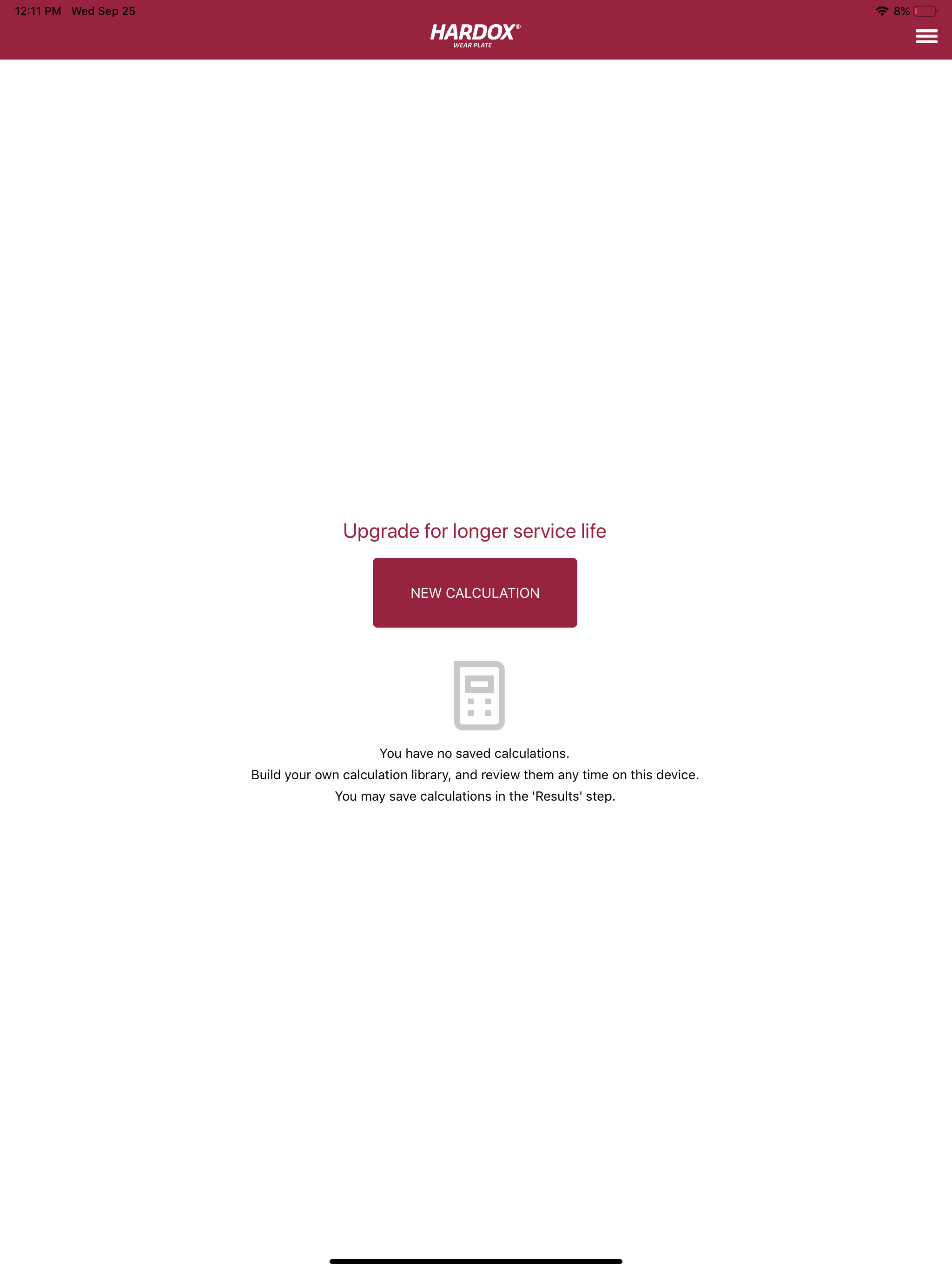 Hardox® WearCalc screenshot 5