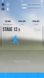 bleep test solo iphone screenshot 1