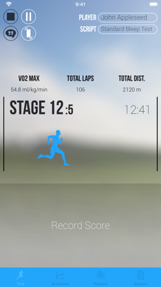 Bleep Test Solo screenshot 1
