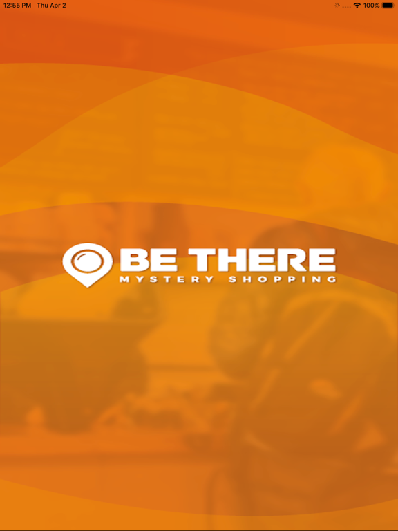 Be There Mystery Shopping iPad screenshot 1 - Business app