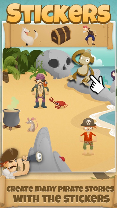 1000 Pirates - Dress Up and Stickers for Kids Screenshot 7