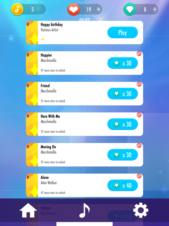 Screenshot #4 pour Master Tiles Piano