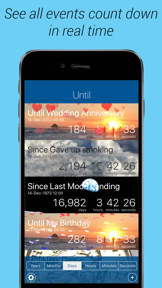 Until Countdown & up to events screenshot