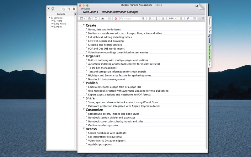Screenshot #1 pour NoteTaker 4