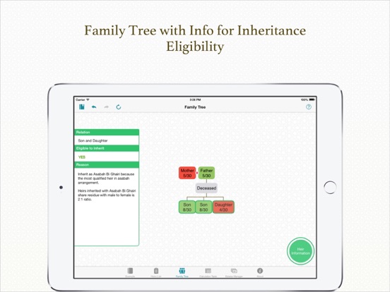 iFaraid Calculator iPad screenshot 1 - Finance app