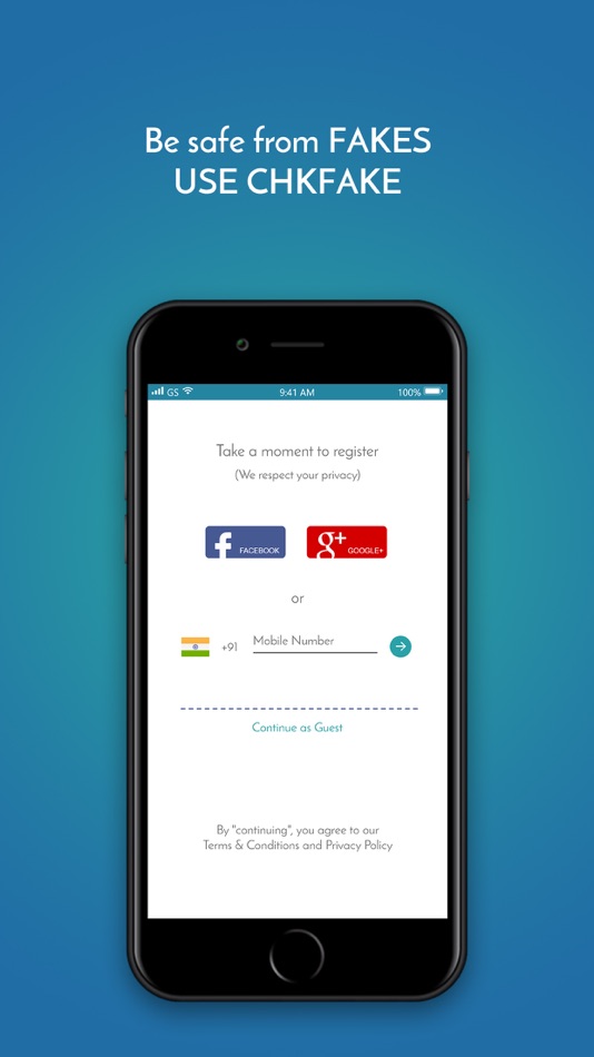 #5. Chkfake-Verify Genuine Product (iOS) 由: ChkFake Brand Protection Private Limited