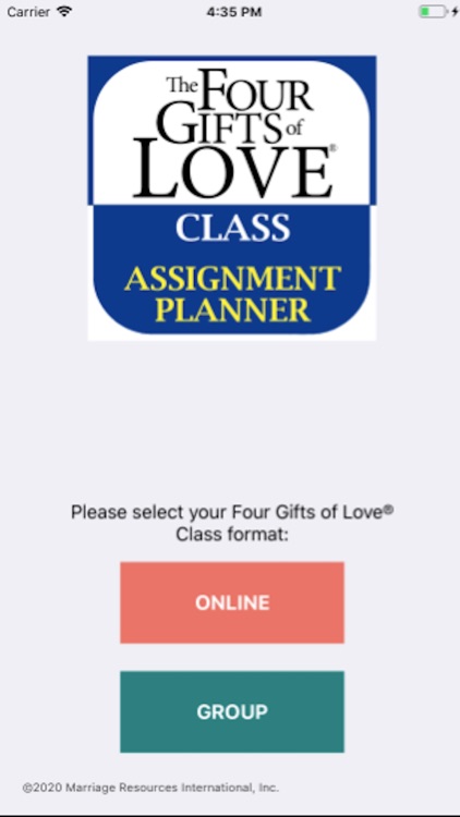 Four Gifts of Love® Class
