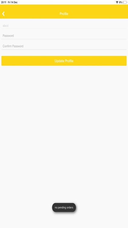 Socialmeals Order Taking App