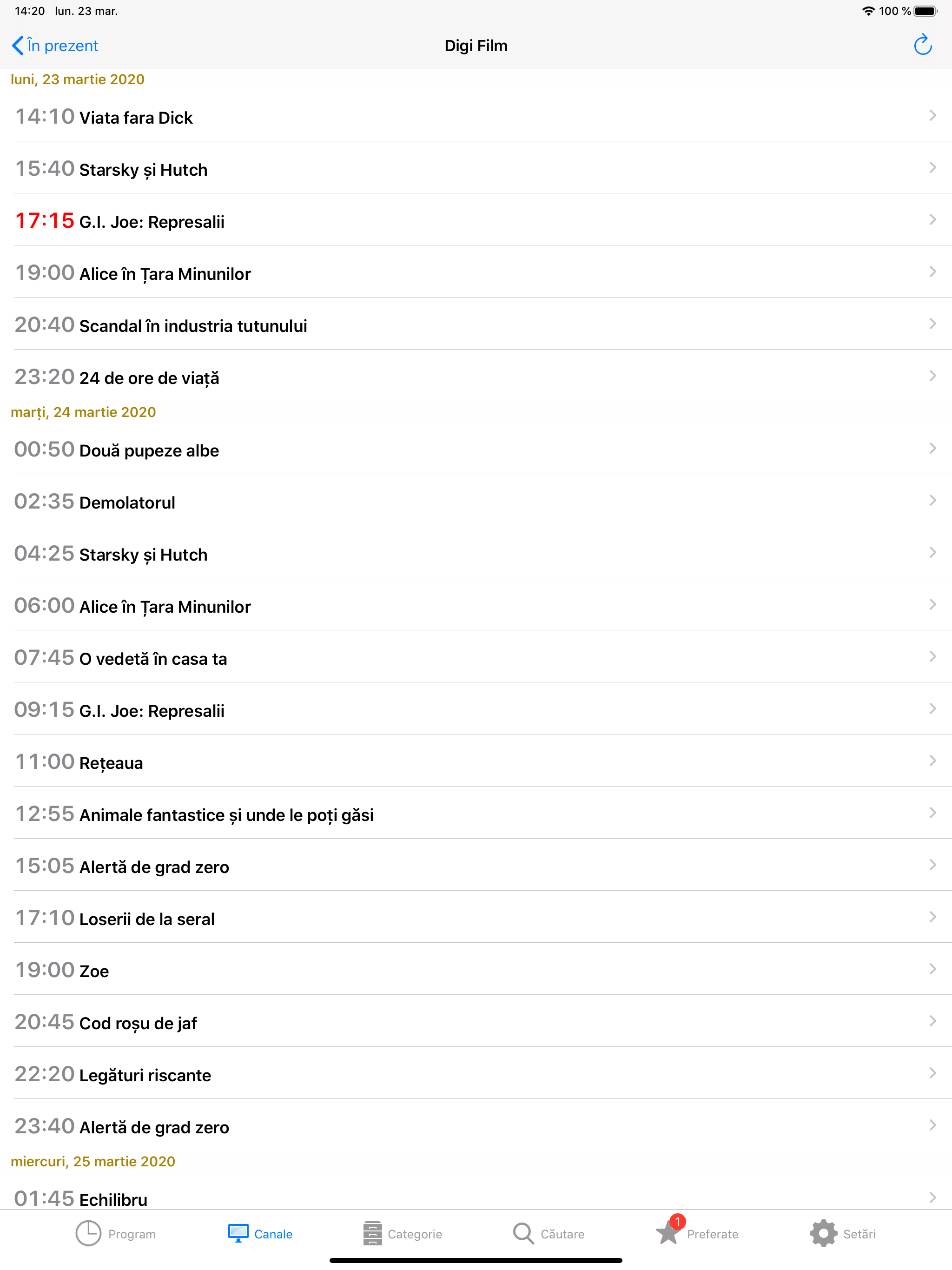 Romanian TV Schedule screenshot 13