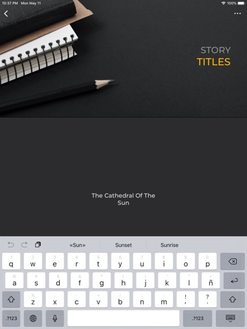 iDeas for Writing iPad screenshot