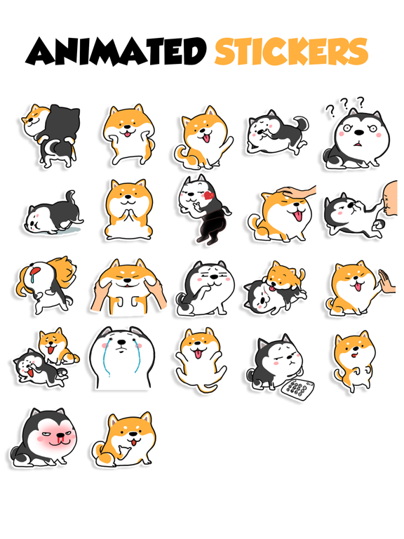 Screenshot #4 pour Crazy Pups: Animated Stickers